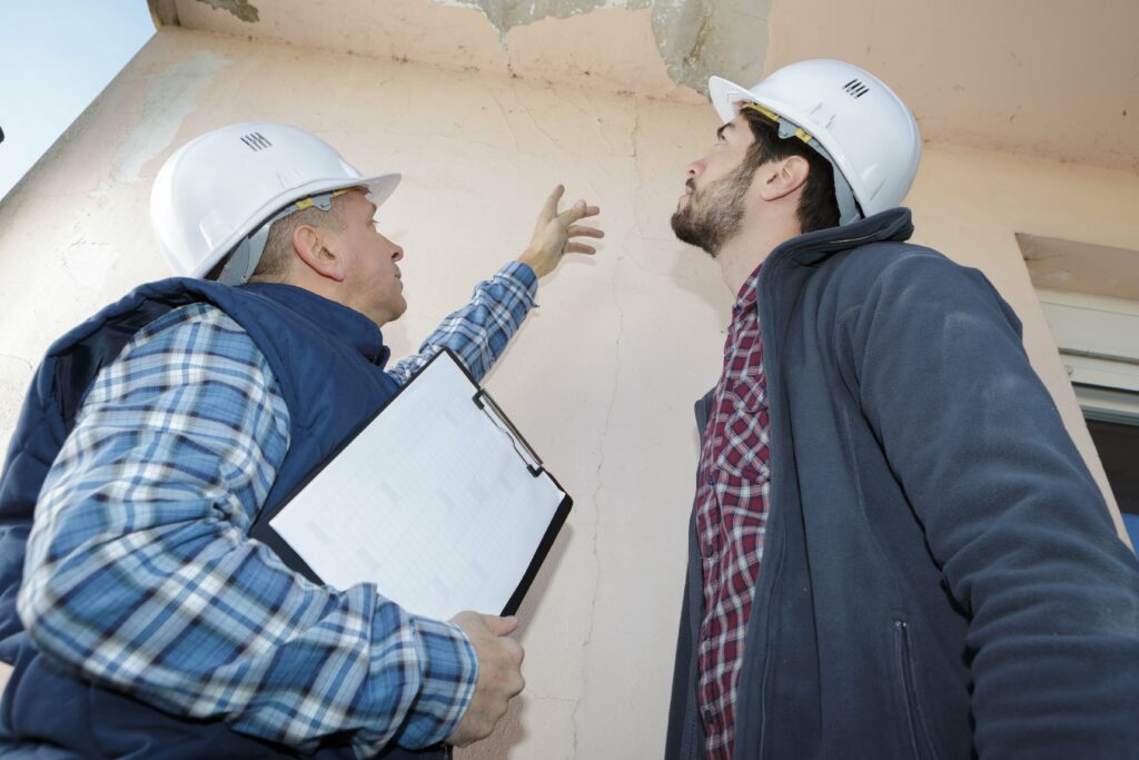 Surveyor Warrington book in with our team at Survey One today.